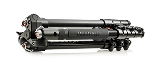 Manfrotto MKBFRA4-BH BeFree Compact Aluminum Travel Tripod - Lightweight & Durable for Photography & Videography - Perfect for Travel, Hiking & Outdoor Adventures