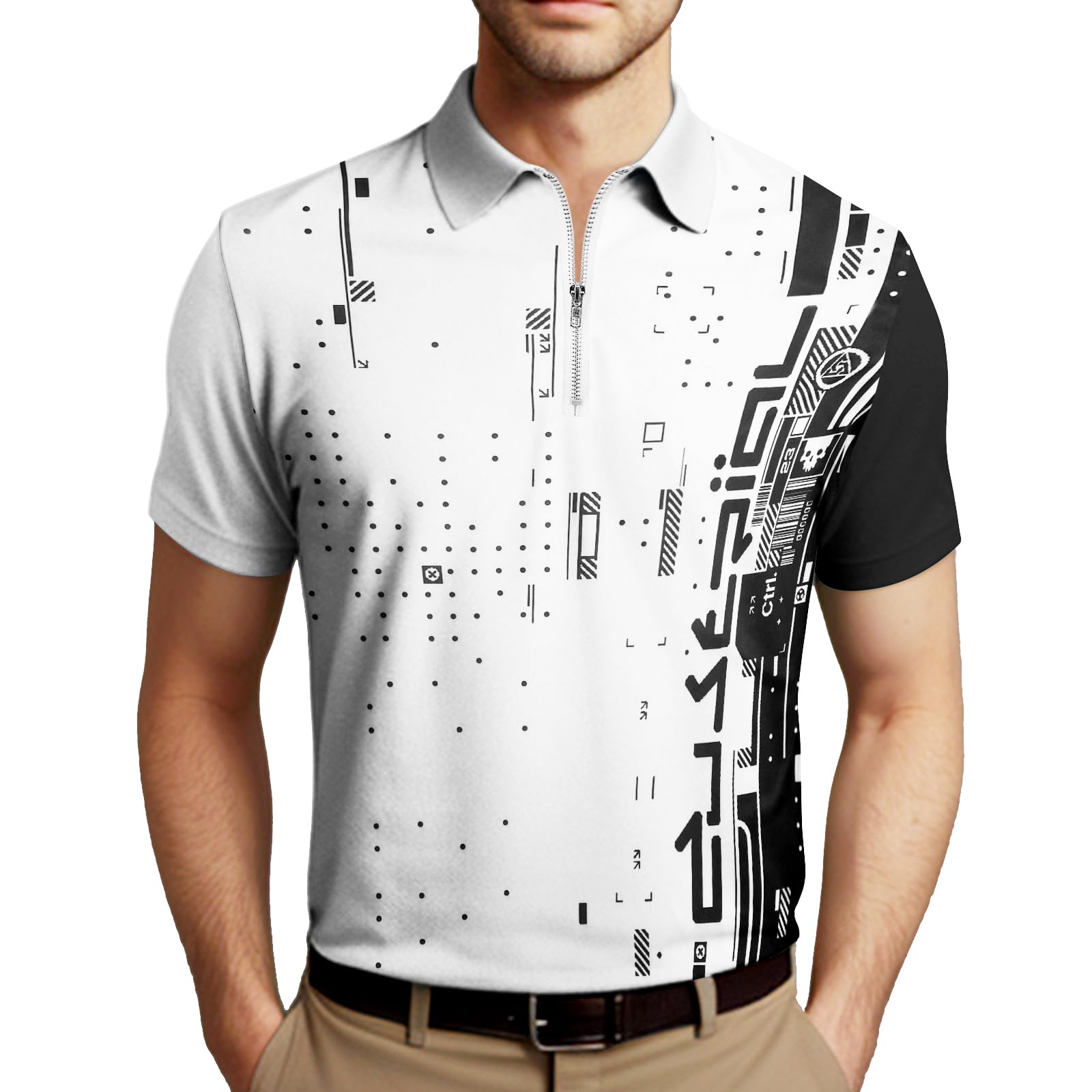 Men's Slim Fit Polo Shirts - Short Sleeve Casual Collar Shirt for Summer, Golf, Office & Everyday Wear