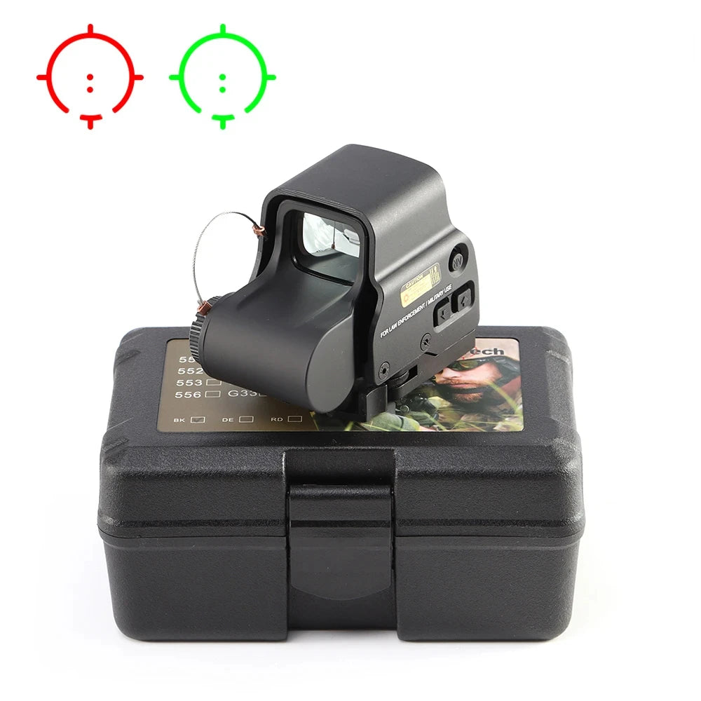 Tactical G33 G43 3X Magnifier Sight Scope & G45 5X Magnifier - Flip to Side Mount for 558 556 553 Holographic Reflex Red Dot Sights - Perfect for Hunting, Shooting Range & Tactical Training