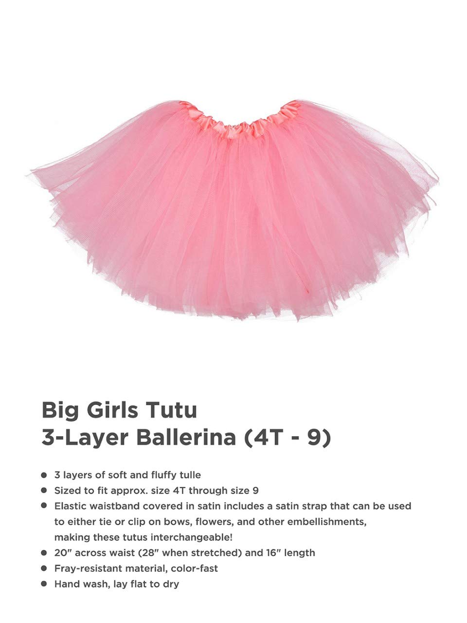 Awkward Styles Girls Birthday Party Outfit - Pink Unicorn Dress with Ballet Tutu Skirt Set | Princess Costume for Birthday Celebrations, Dance Performances & Photo Shoots