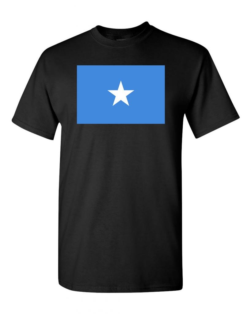 Somali Flag Patriotic T-Shirt for Men & Women - 100% Cotton Comfortable Tee - Perfect for Independence Day, Cultural Events & National Pride