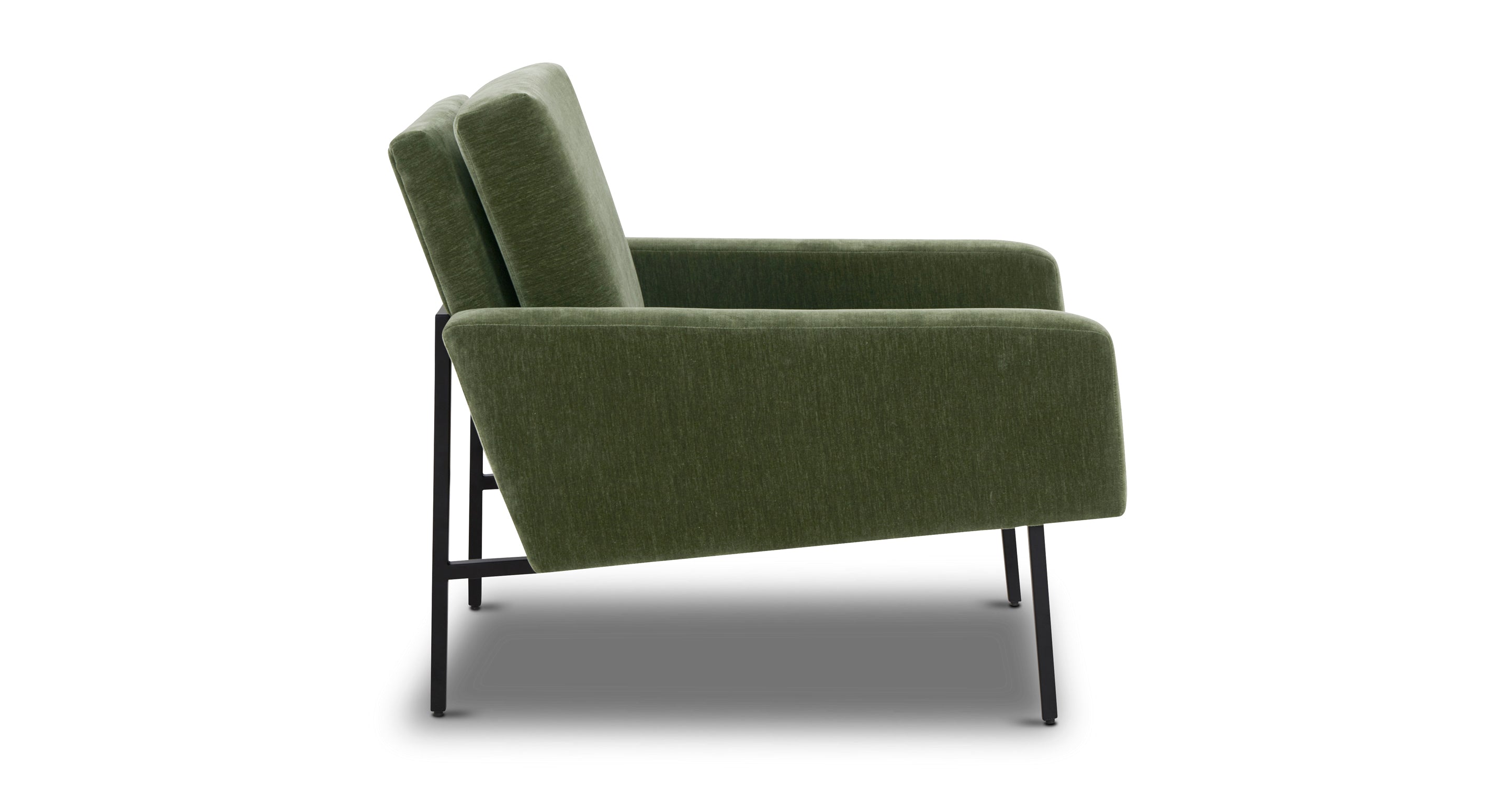 Modern Dante Lounge Chair - Comfortable Mid-Century Accent Chair for Living Room, Bedroom & Office - Perfect for Relaxing, Reading & Lounging