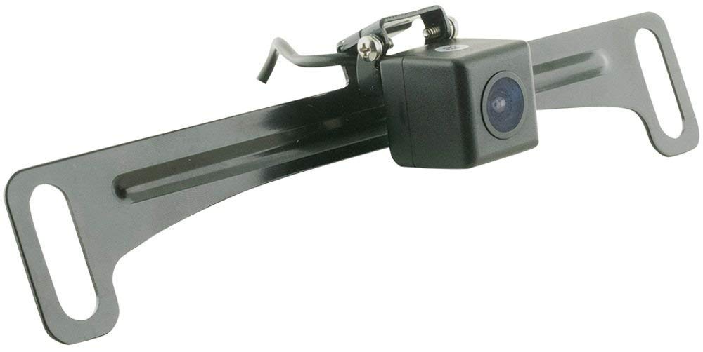 EchoMaster HD License Plate Backup Camera with Night Vision - Waterproof Rear View Camera for Cars, Trucks, SUVs - Easy Installation & Wide Viewing Angle (Black) - Perfect for Parking, Reversing & Trailering