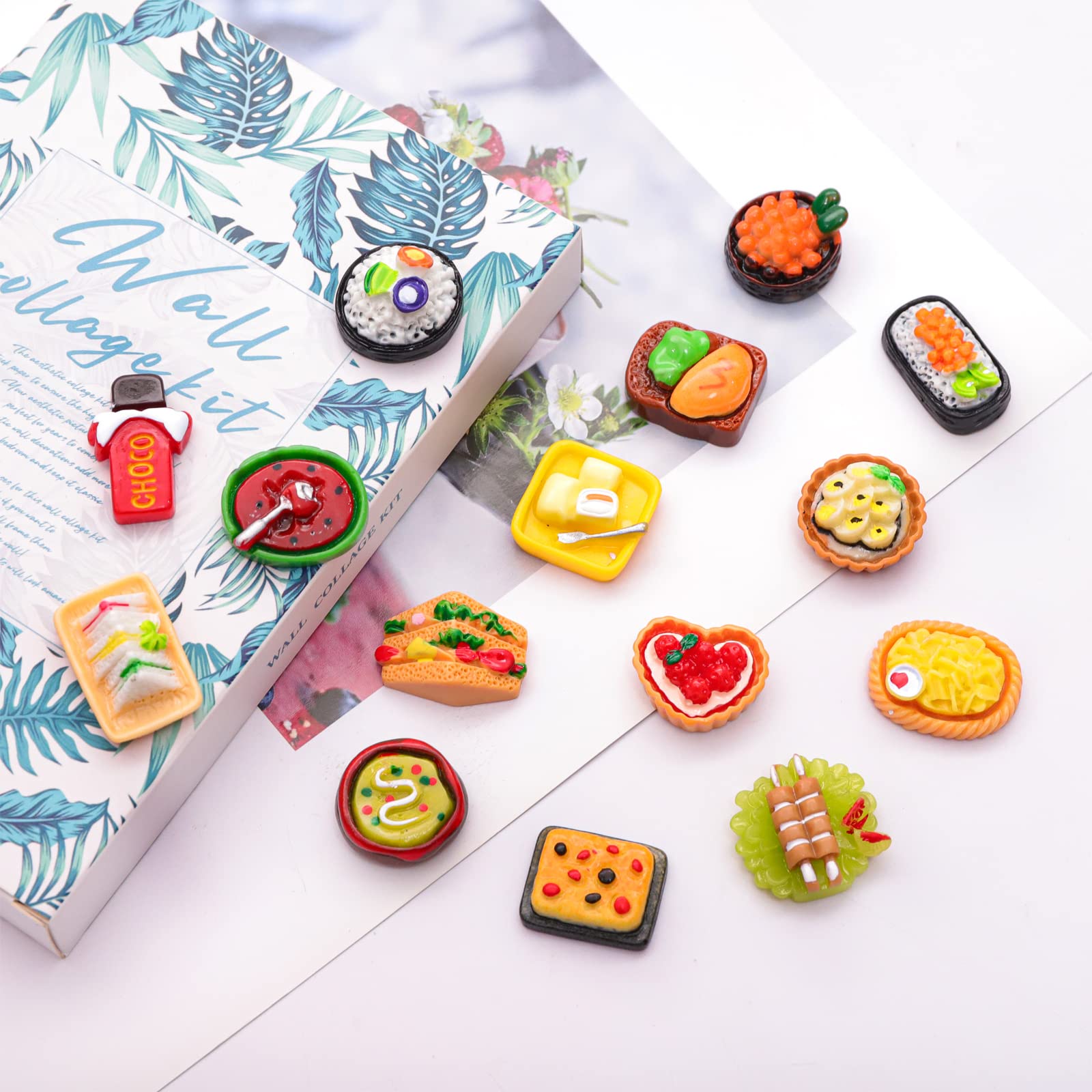 80-Piece Miniature Food & Drink Bottle Toy Set - Pretend Play Resin Dollhouse Kitchen Accessories for Kids | Perfect for Role Play, Tea Parties & Educational Learning Activities