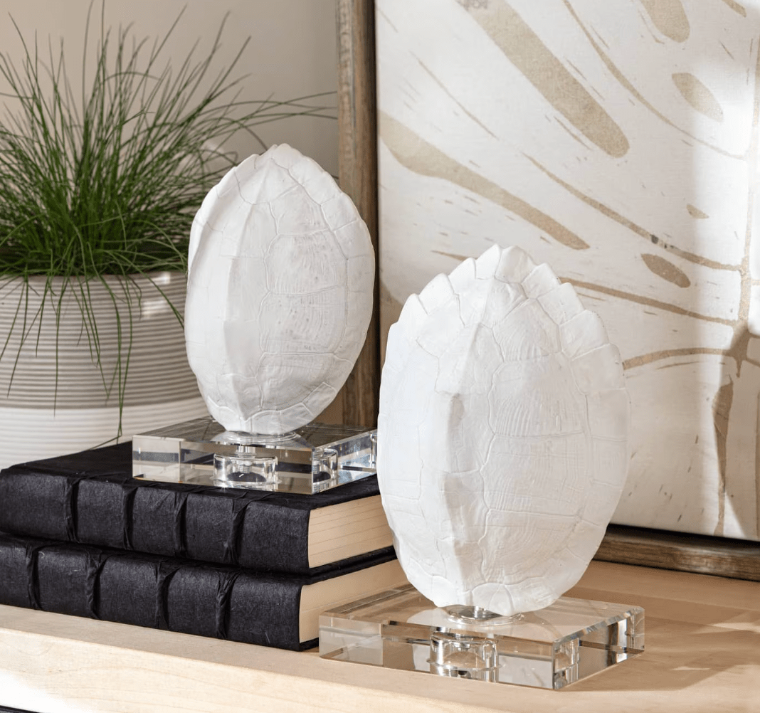 Crystal Turtle Shell Stands - Handcrafted Decorative Home Accents for Zen Decor, Office Desk, and Meditation Spaces
