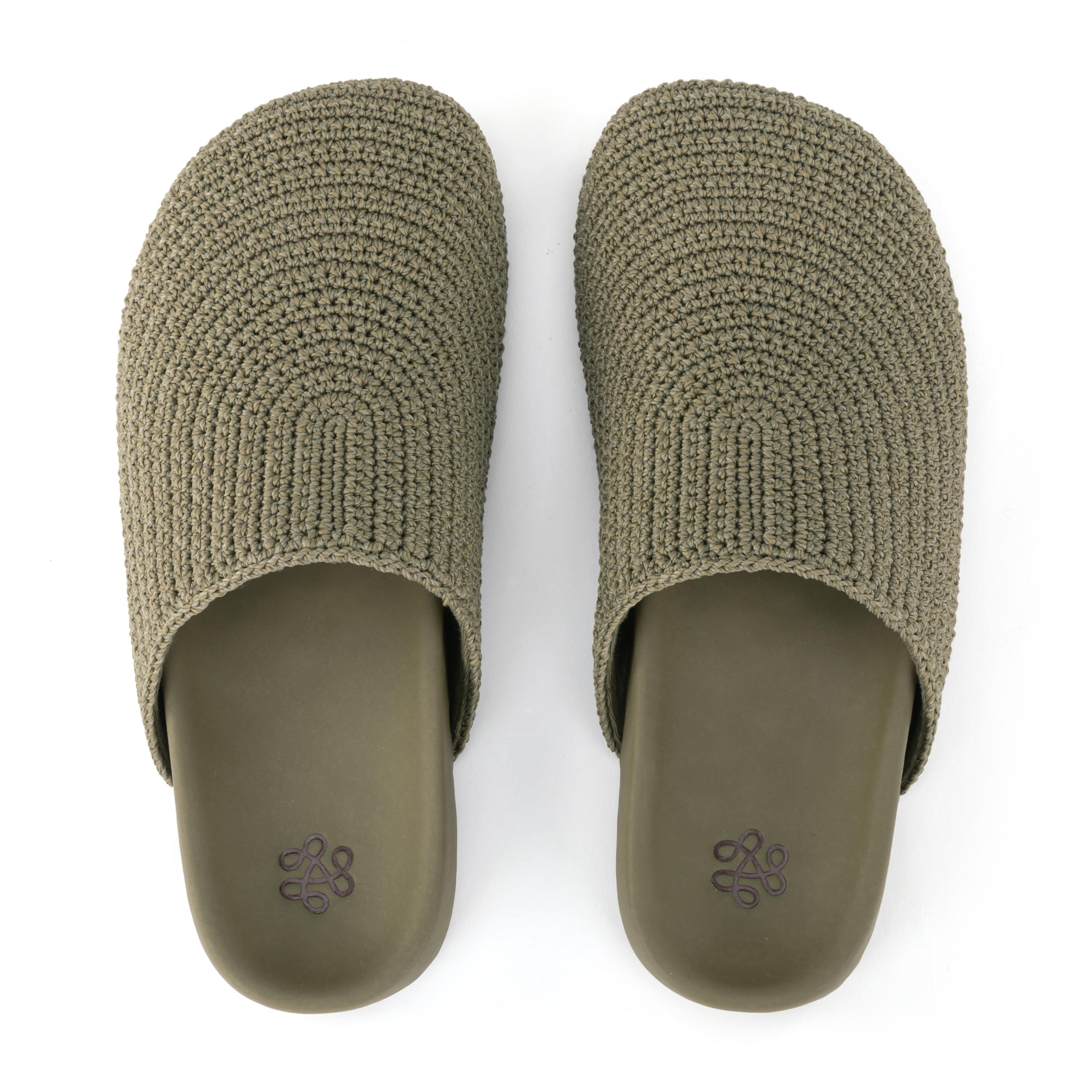 Bolinas Crochet Clogs for Women - Comfortable Handmade Summer Slide Sandals with Arch Support - Perfect for Beach, Pool, and Casual Outings