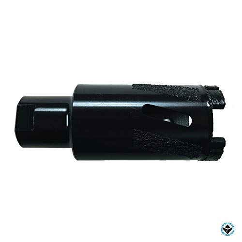 Diamond Granite Core Bit with Side Protection - 1 1/2 Inch for Fast Drilling & Extended Lifespan | Perfect for Masonry, Concrete, and Stone Cutting Projects
