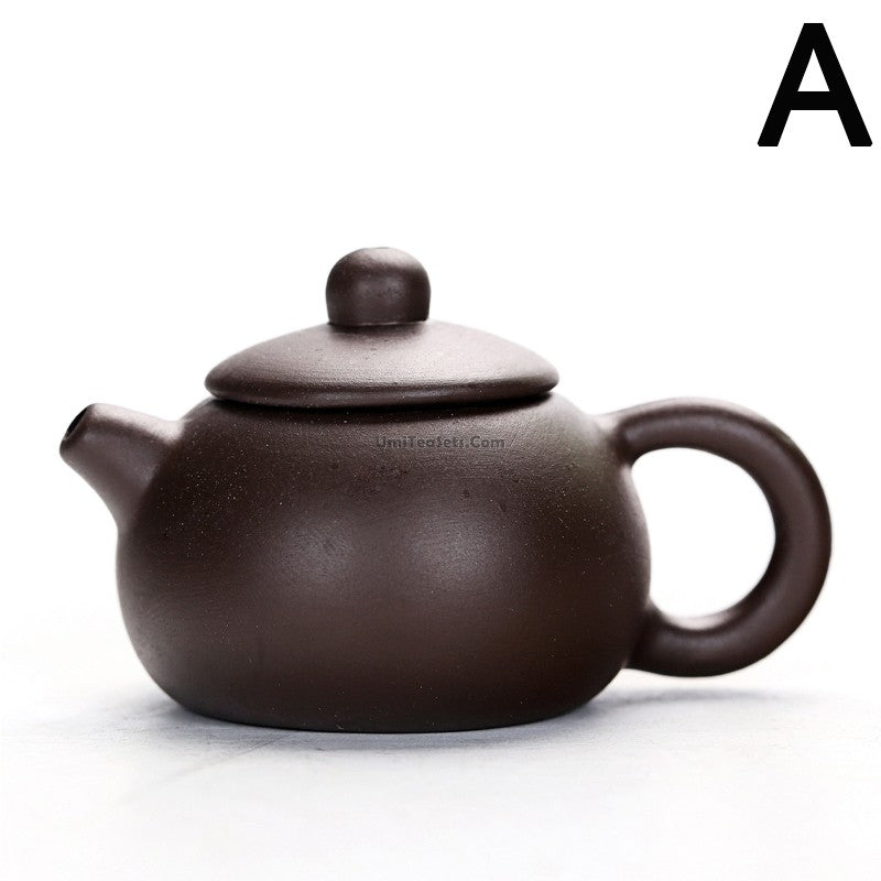 Premium Yixing Purple Clay Mini Teapot - Authentic Chinese Handmade Ceramic Teapot for Gongfu Tea Brewing | Perfect for Home, Office & Tea Ceremonies