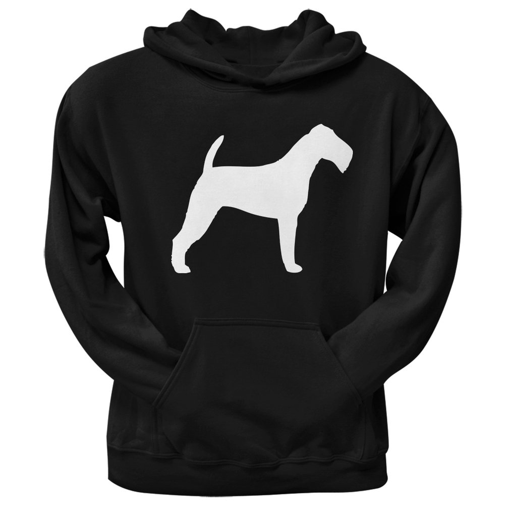 Irish Terrier Silhouette Black Adult Hoodie - Soft Unisex Pullover for Dog Lovers - Perfect for Casual Wear, Outdoor Adventures & Pet-Themed Gifts