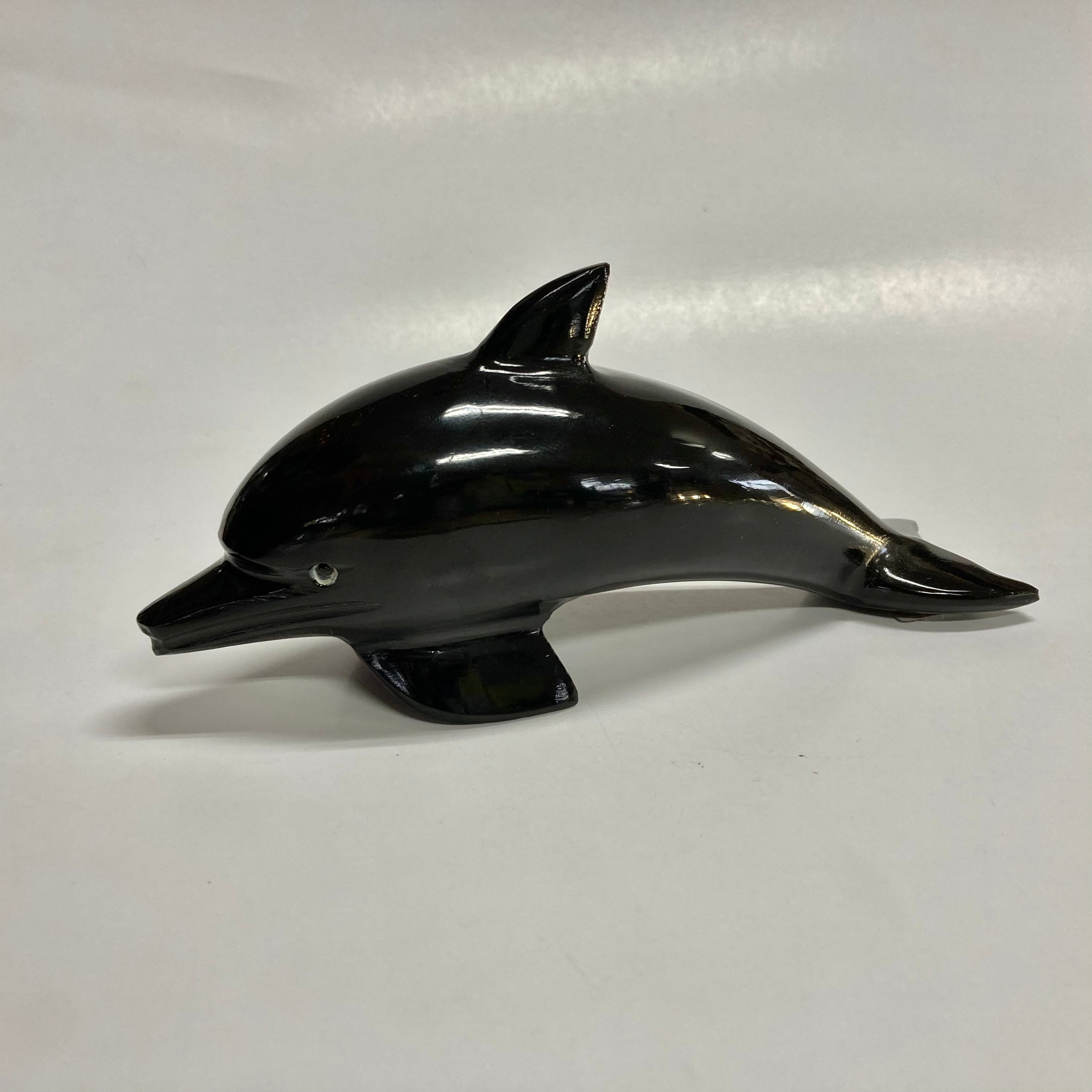 Black Onyx Dolphin Pendant Necklace - Elegant Handcrafted Jewelry for Women | Perfect for Gifts, Parties & Spiritual Healing