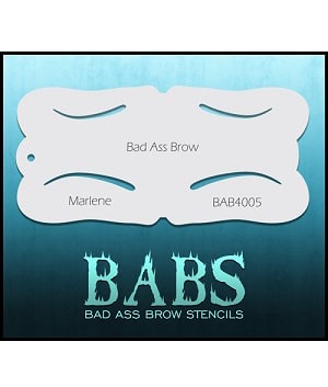 Bad Ass Brow Stencils™ - Professional Eyebrow Shaping Kit for Perfect Arches | At-Home Salon & Makeup Essential