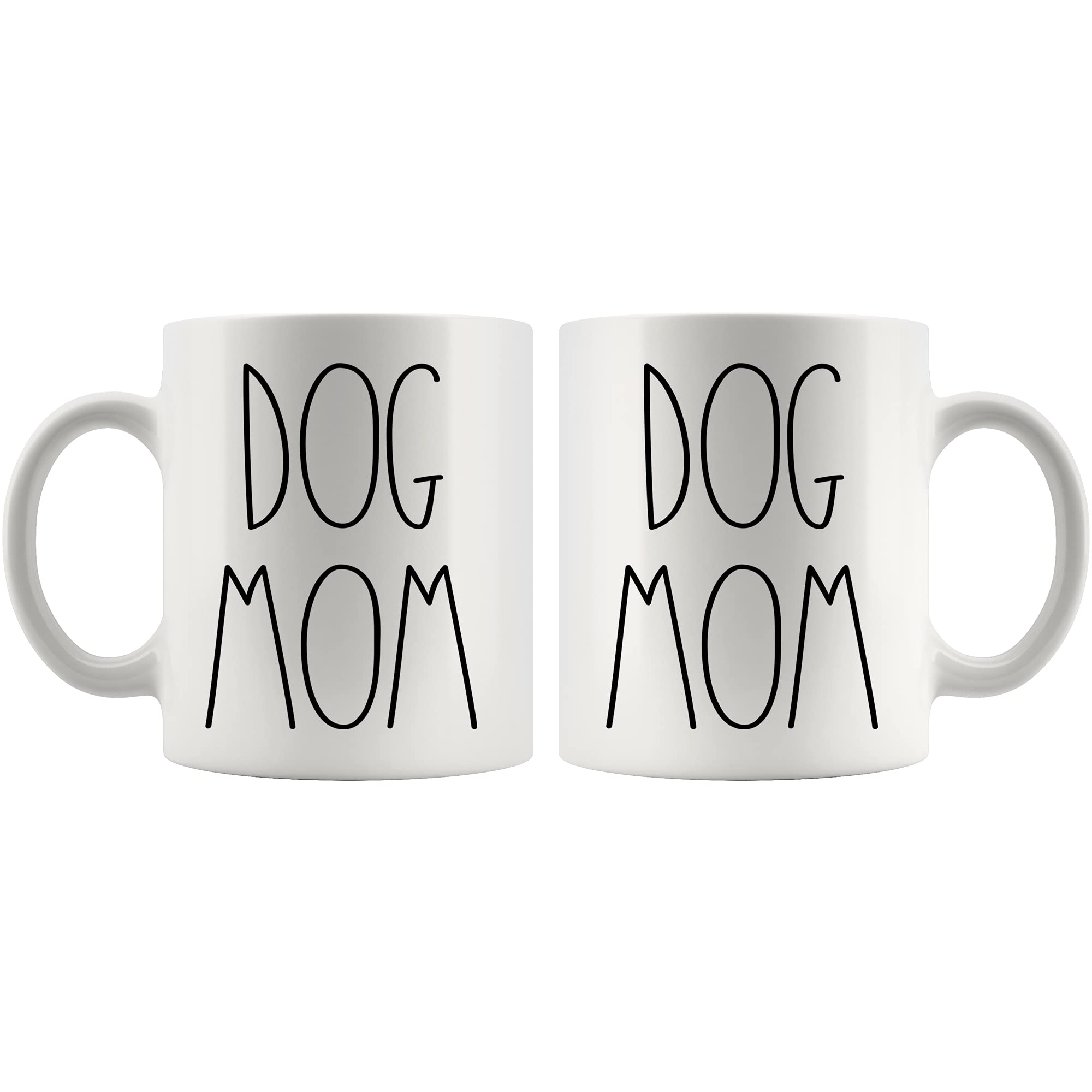 11oz Dog Mom Coffee Mug - Best Gift for Dog Lovers, Christmas, Birthday, Mother's Day - Ceramic Cup for Coffee, Tea & Hot Drinks - Perfect for Home, Office & Gifting