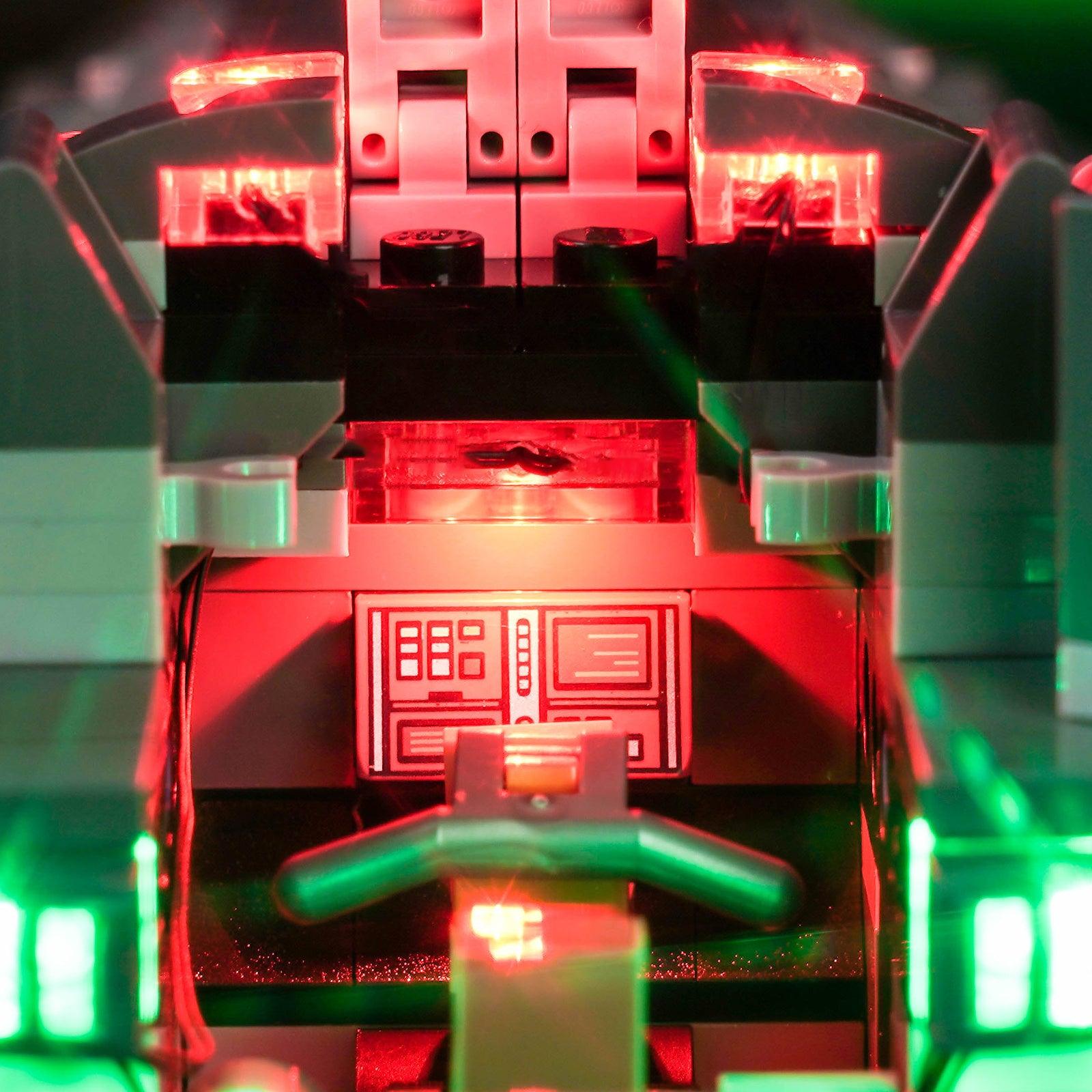 LEGO Star Wars Darth Maul's Sith Infiltrator 75383 Light Kit - Custom LED Lighting Set for Building Blocks | Perfect for Display & Nighttime Showcase