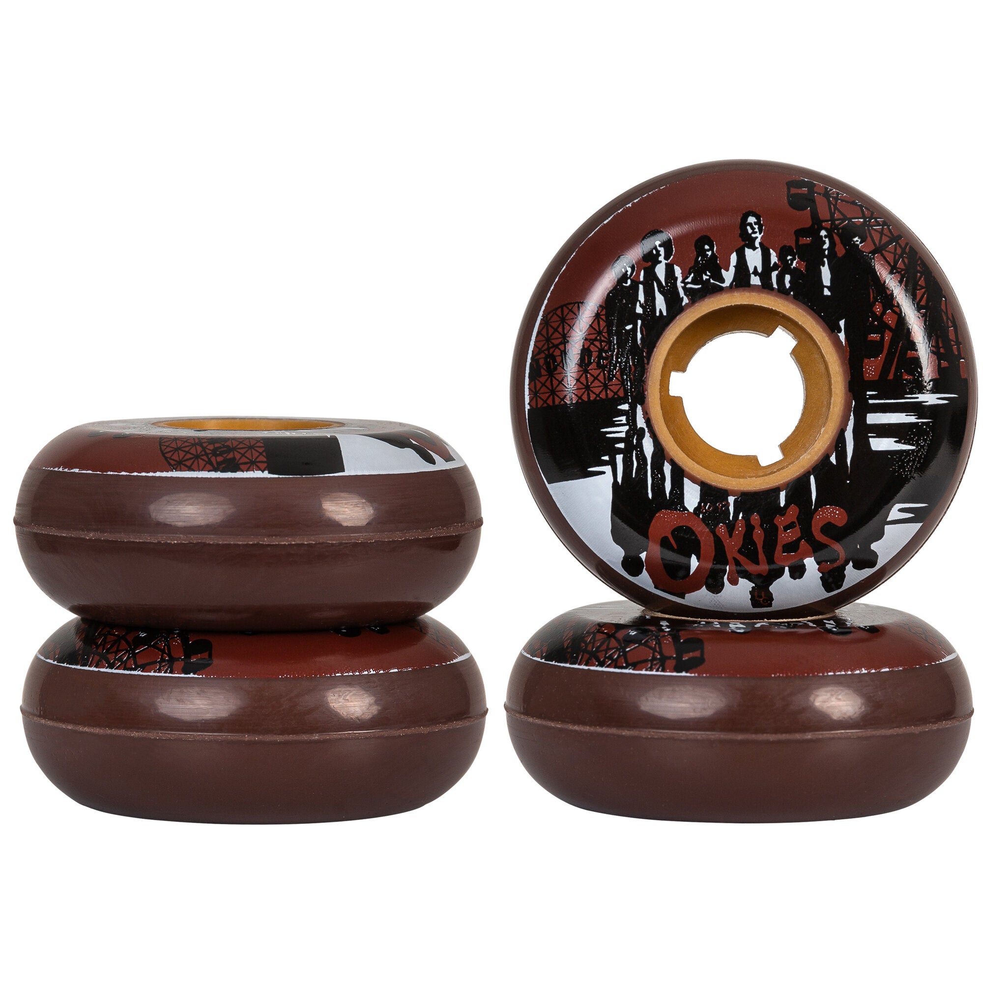Chris Calkins Movie 60/92A - 4 Pack Premium Skateboard Wheels for Smooth Riding - Perfect for Street Skating, Park Tricks & Longboard Cruising