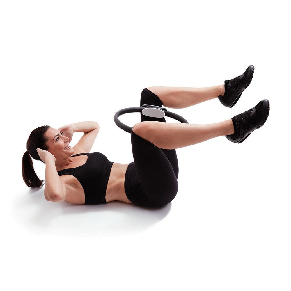 66Fit Pilates Double Handle Ring - Premium Exercise Equipment for Core Strength & Toning - Perfect for Home Workouts, Yoga & Fitness Training