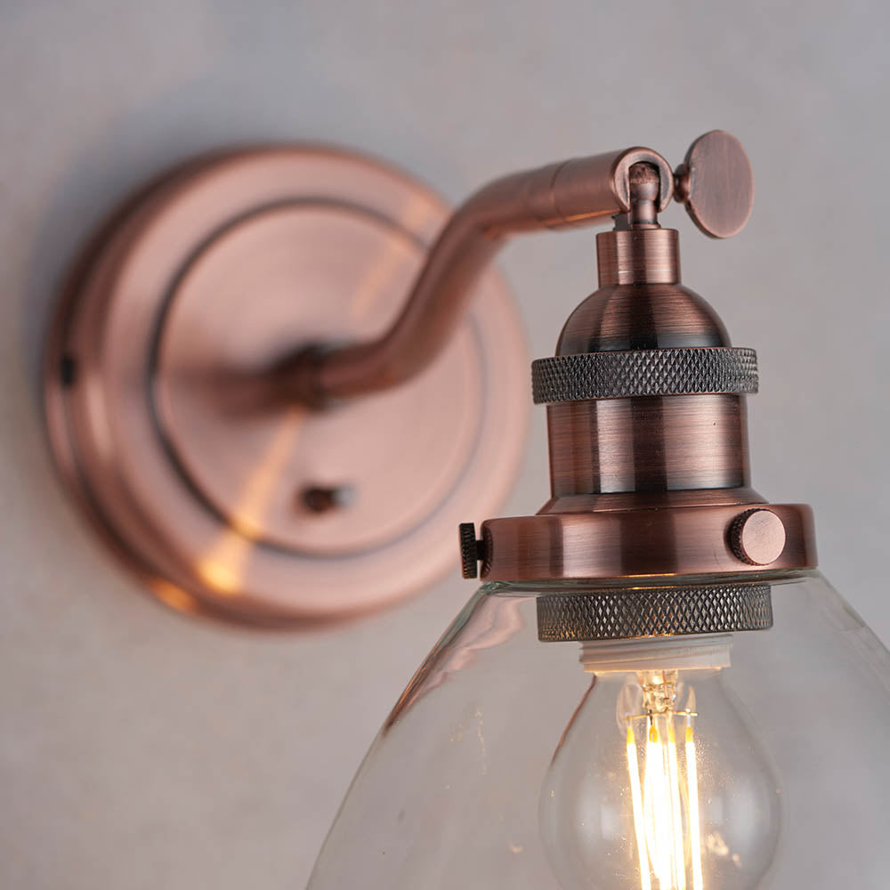 Bartley Wall Light - Modern Sconce with Adjustable Arm & Multiple Finishes - Perfect for Living Room, Bedroom, or Hallway Lighting