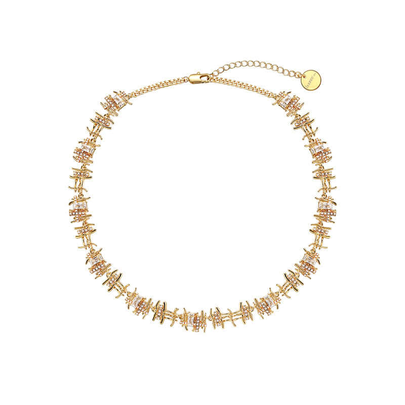 Elegant Braided Woven Dainty Choker Necklace Set for Women | Trendy Boho Jewelry Gift | Perfect for Parties, Weddings & Everyday Wear (Style A0946)