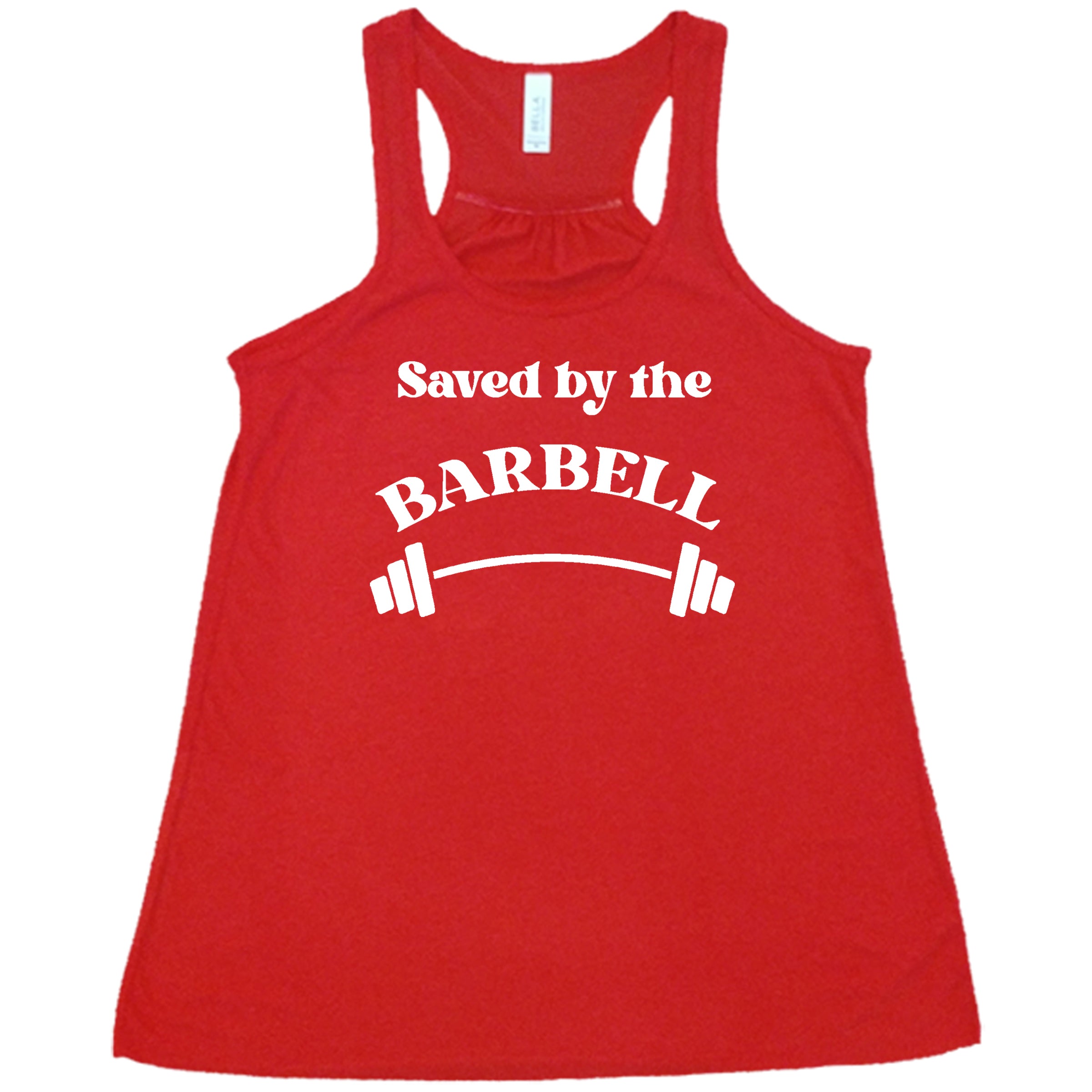 Saved By The Barbell Shirt - Gym Workout & Weightlifting Apparel for Men & Women | Perfect for CrossFit, Powerlifting & Fitness Training