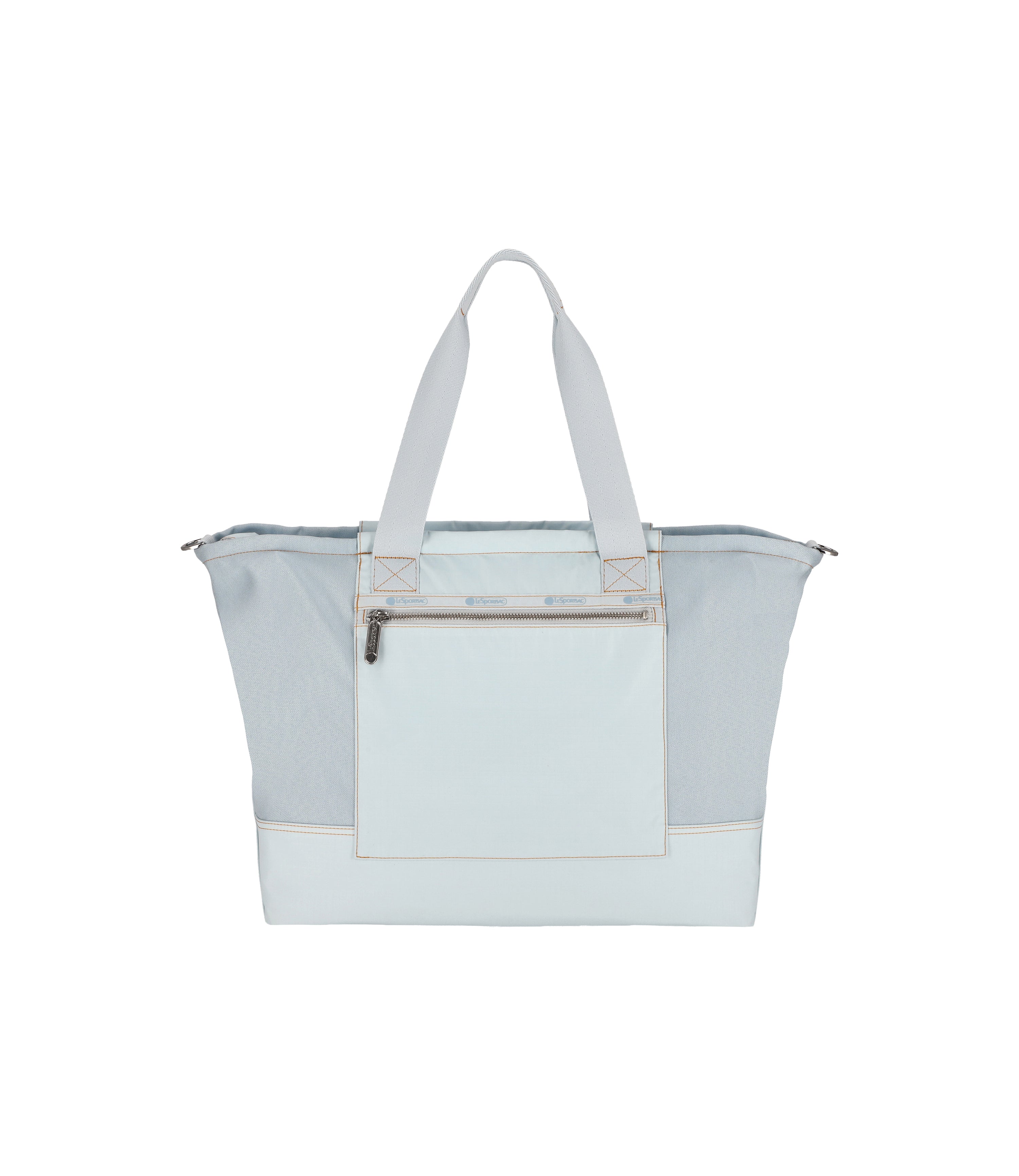 Stylish Denim East West Tote Bag for Women - Trendy Crossbody Handbag with Adjustable Strap - Perfect for Work, Travel & Daily Use