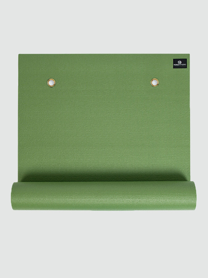 Premium 6mm Thick Non-Slip Yoga Mat with Eyelets - Ideal for Hot Yoga, Pilates & Home Workouts - Perfect for Studios & Beginners