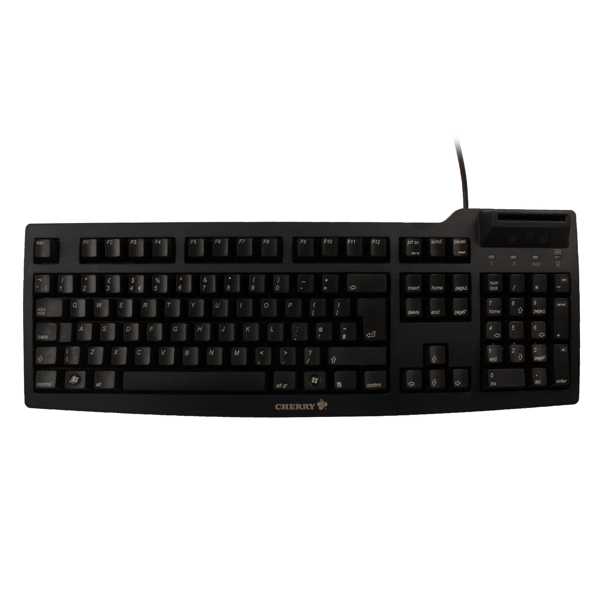 CHERRY G83 6675 SmartBoard - Ergonomic Wireless Keyboard for Office & Gaming | Compatible with PC, Mac, Laptop | Quiet Typing & Long Battery Life | Perfect for Home Office, Gaming Setup & Remote Work