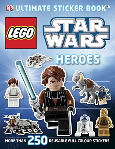 LEGO Star Wars Heroes Ultimate Sticker Book - DK Official Collectible Stickers for Kids | Perfect for Creative Play, School Projects & Star Wars Fan Collections