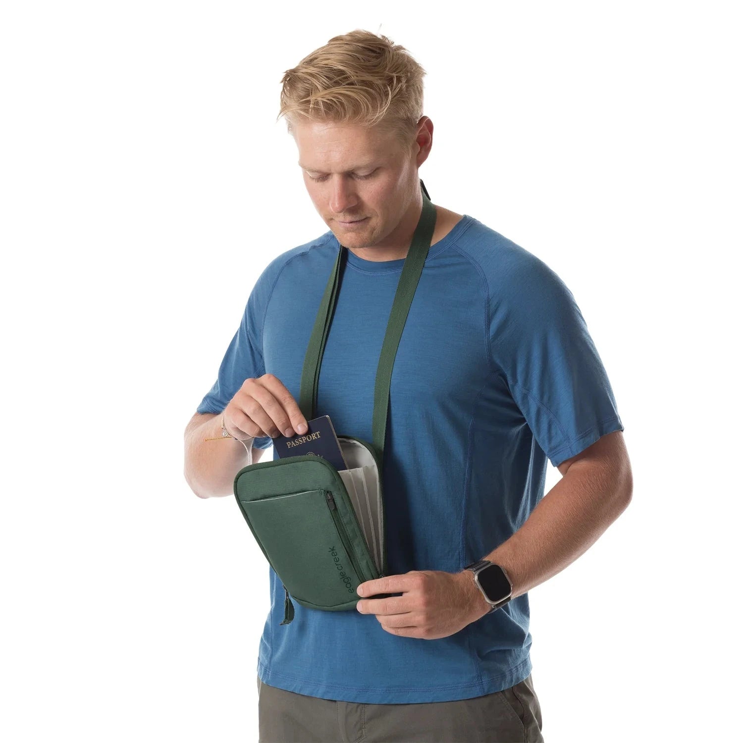 Eagle Creek RFID Blocking Crossbody Bag - Secure Travel & Everyday Anti-Theft Purse for Women & Men - Perfect for Commuting, Shopping & City Exploration