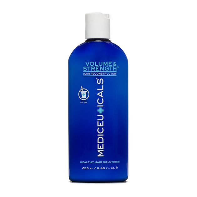 Mediceuticals Volume & Strength Hair Treatment 250ml - Professional Hair Growth Solution for Thicker, Fuller Hair at Home | Perfect for Damaged, Thin & Fine Hair Types