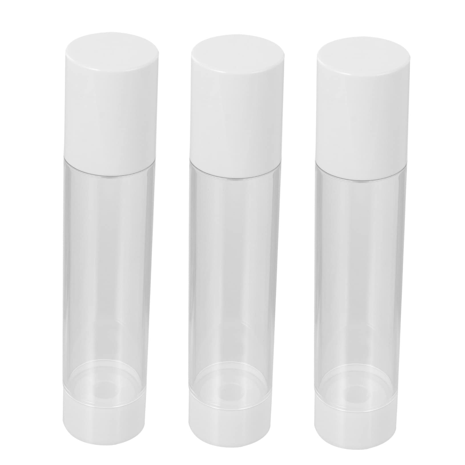 Healeved 3-Pack 50ml Refillable Travel Spray Bottles - Fine Mist Sprayer for Hair, Toiletries & Skincare | Portable Leak-Proof Pump Dispenser for Gym, Travel & Home Use (Clear Plastic Container)