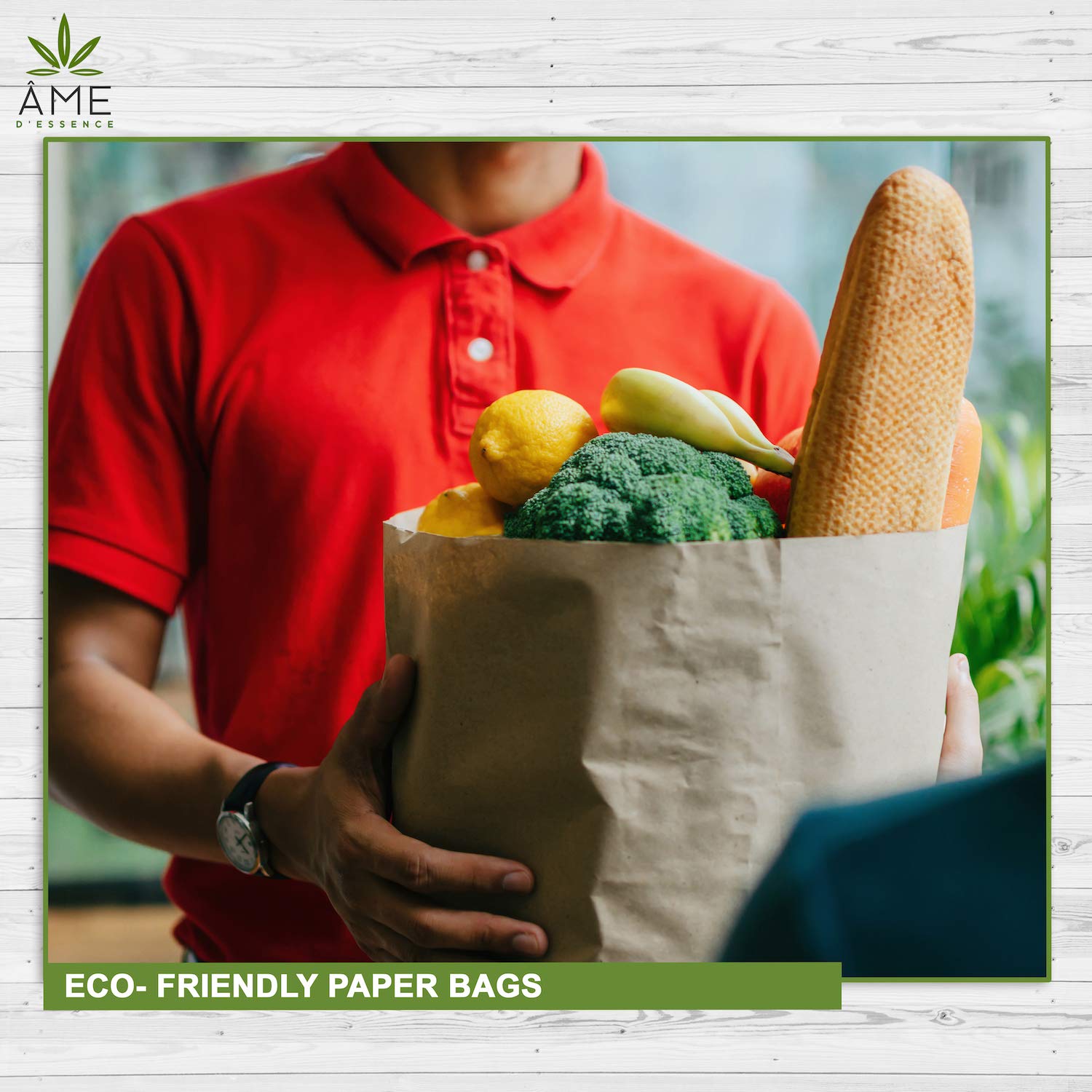 12-25 Pack Kraft Brown Paper Bags - 7.5