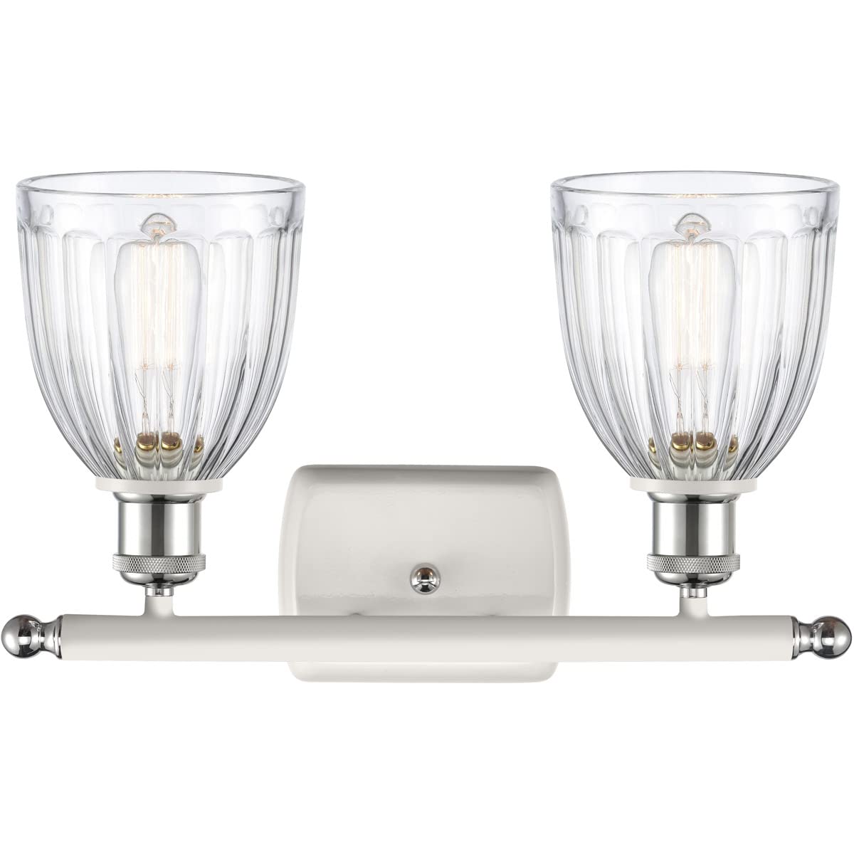 Innovations Lighting 516-2W-WPC-G442-LED Brookfield 2-Light Bathroom Vanity Light - Ballston Collection - Perfect for Modern Bathrooms & Powder Rooms