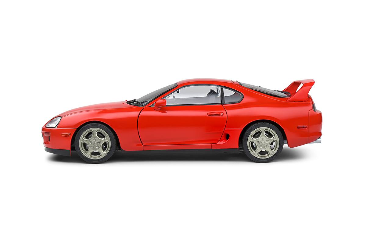 1:18 Toyota Supra MK4 (JZA80) Diecast Model Car - 1993 Hardtop Renaissance Red Collectible for Car Enthusiasts | Perfect for Display, Gifts, and Toy Car Collections