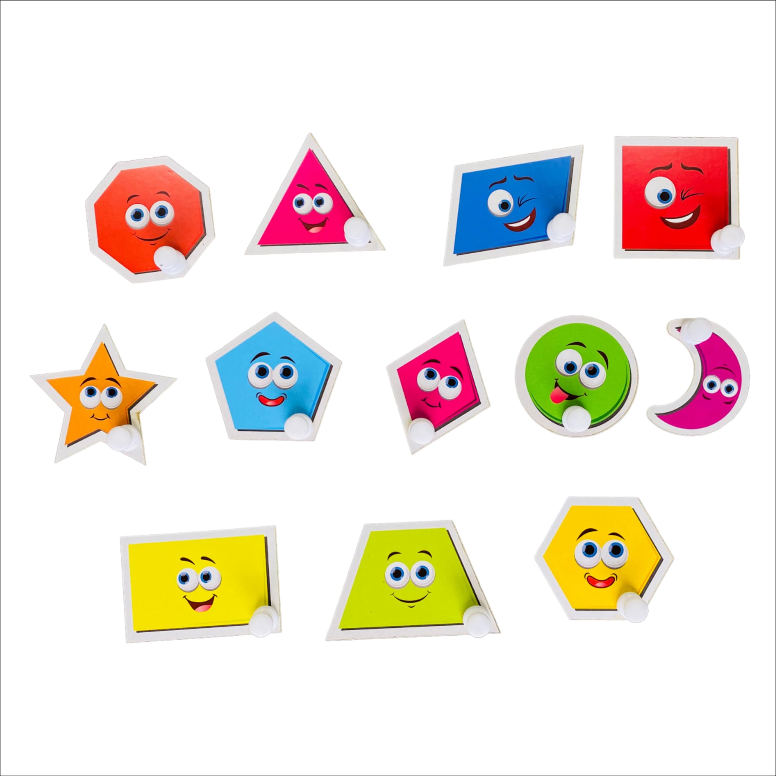 TodFod Wooden Gujarati Alphabet & Shapes Puzzle Toy for Kids – Educational Learning Board with Knob for Preschoolers (Gujarati Kakko) – Perfect for Early Childhood Development & Montessori Classrooms
