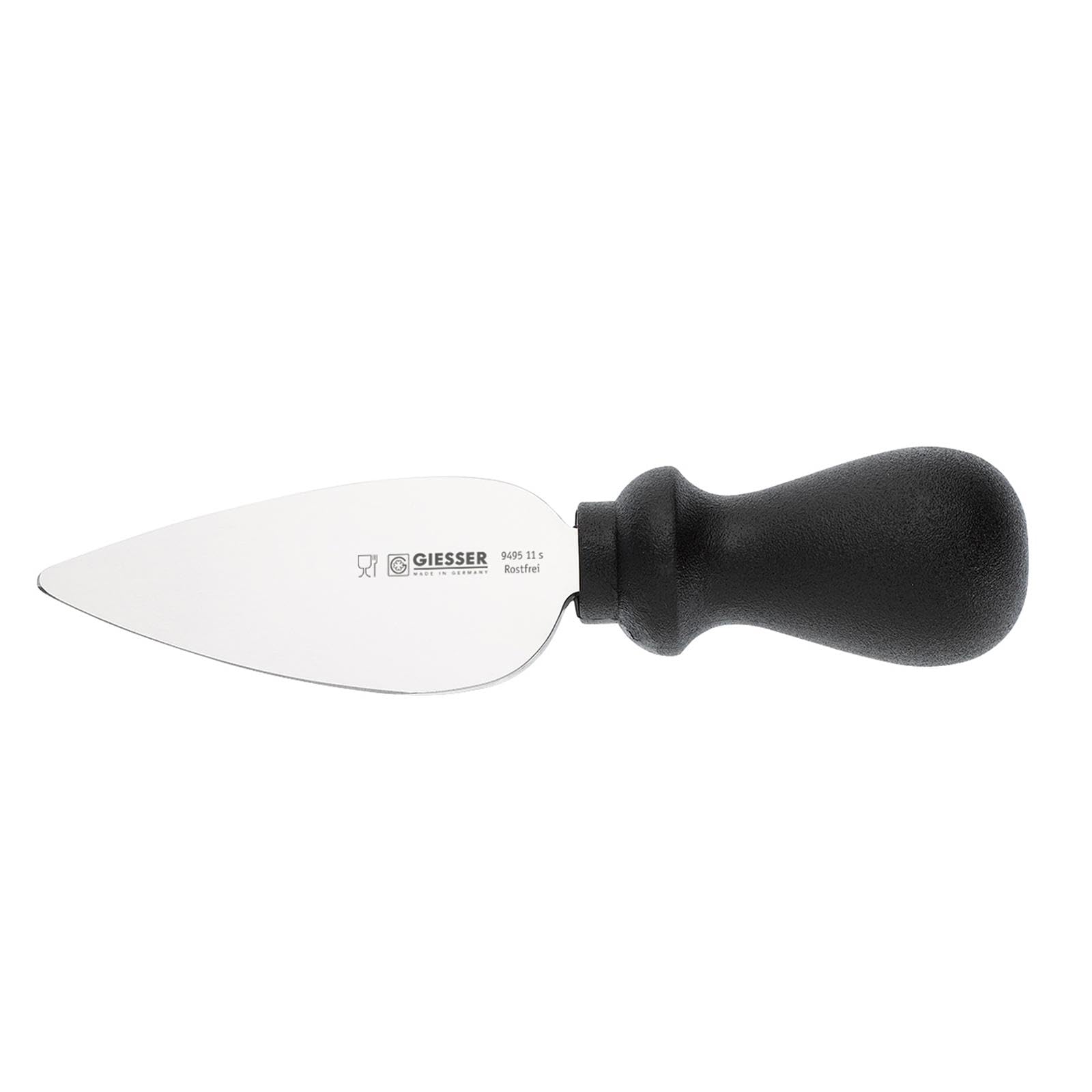 Premium GIESSER 9495 11 Parmesan Cheese Knife - Stainless Steel Blade, Ergonomic Handle - Perfect for Shaving, Grating & Serving Hard Cheeses at Home or Restaurants
