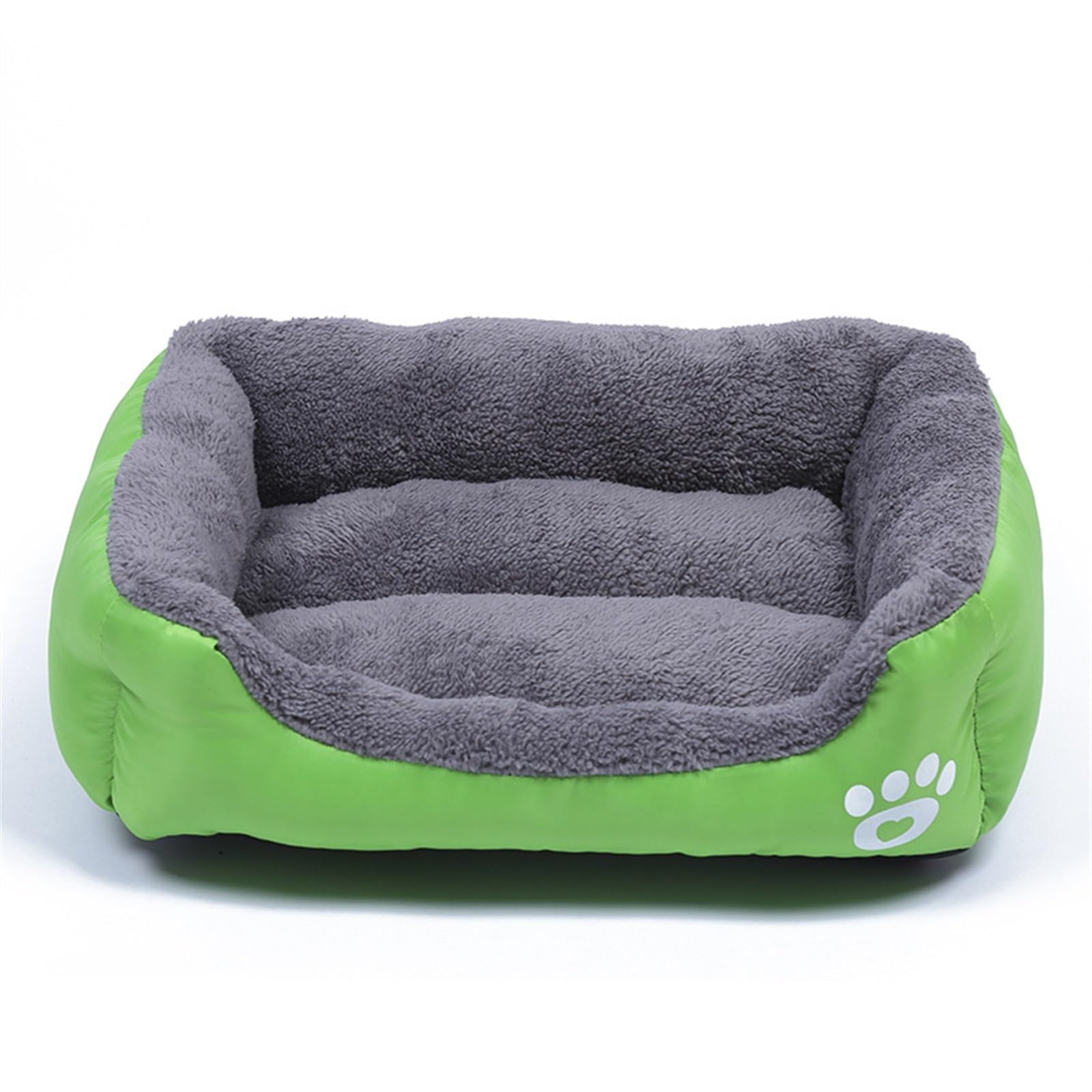 UNDIFY Square Pet Kennel - Winter Warm Dog Bed & Cat Bed - Medium Size Green - Cozy Indoor/Outdoor Shelter for Dogs & Cats - Perfect for Home, Travel & Camping Use