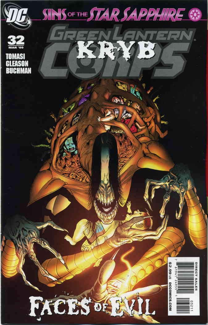 Green Lantern Corps (2nd Series) #32 VF/NM DC Comics - Faces of Evil Kryb Issue | Superhero Comic Book Collection for Fans & Collectors | Perfect for Display & Investment