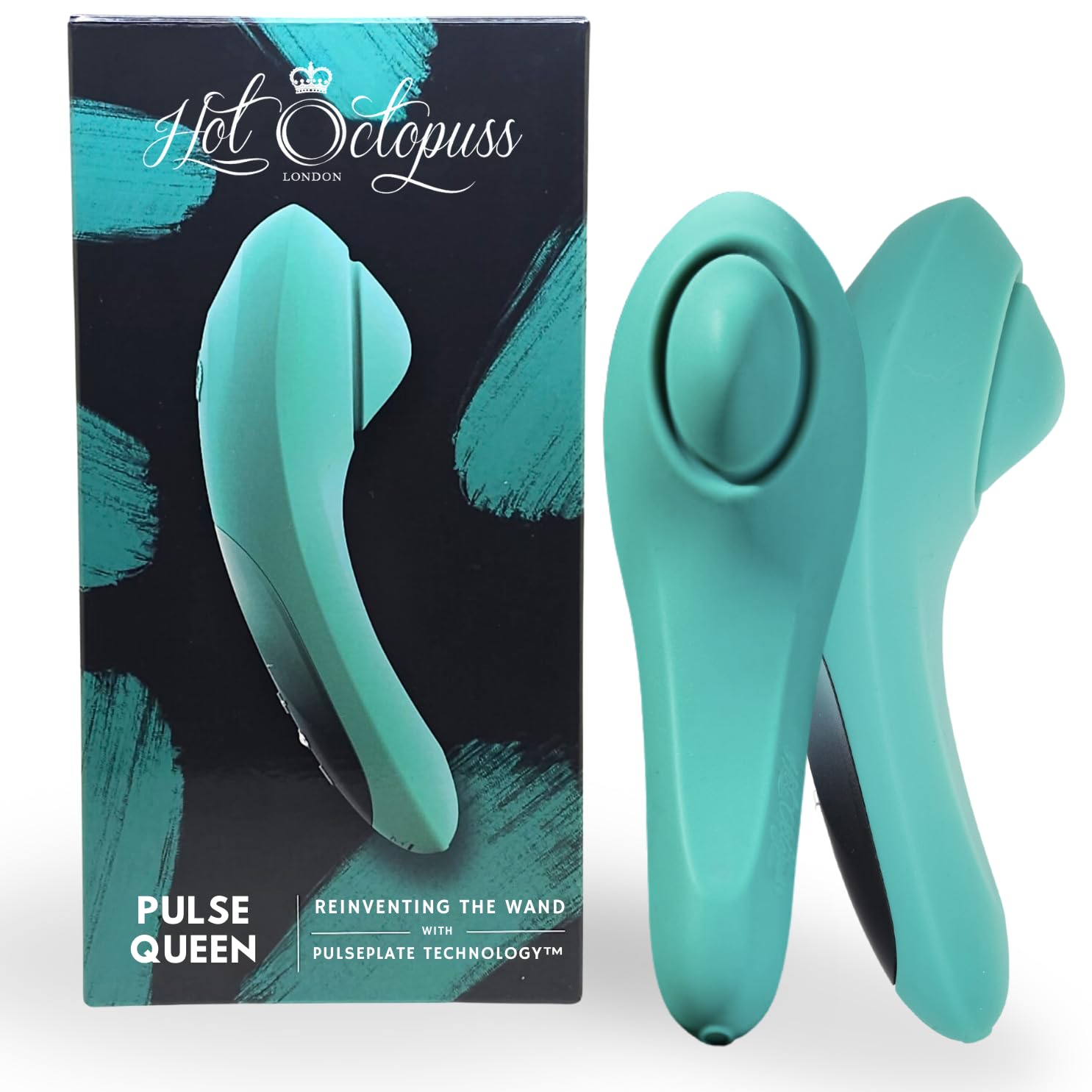 Pulse Queen Oscillating Wand Vibrator - Waterproof & Rechargeable Adult Toy for Women | Powerful Clitoral Stimulation | Perfect for Solo Play & Couples Intimacy | Discreet & Quiet Personal Massager