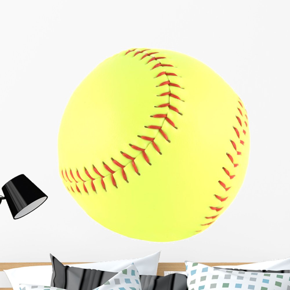 Softball Peel and Stick Wall Decals - 36