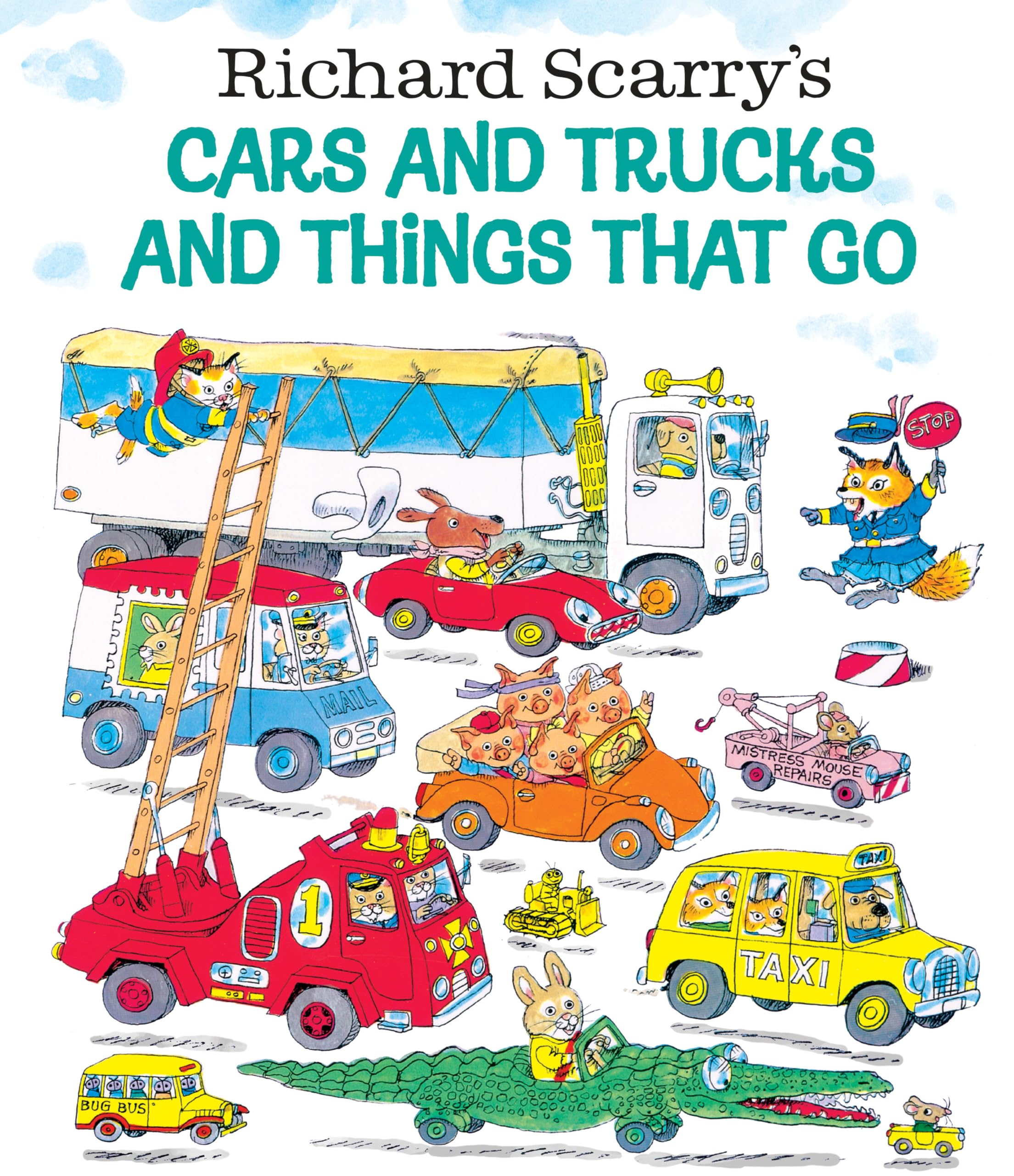 Richard Scarry's Cars and Trucks and Things That Go | Children's Transportation Book | Fun Learning for Toddlers & Preschoolers | Perfect for Storytime & Early Education