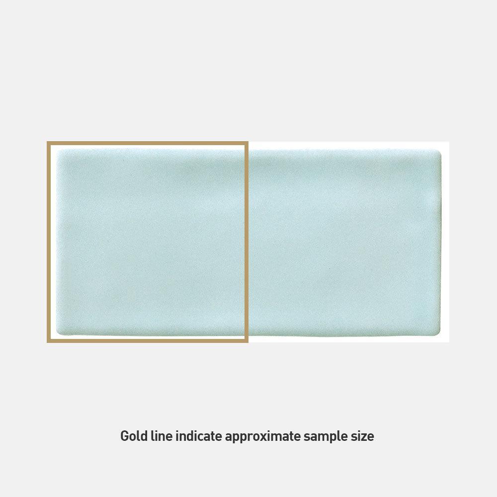 Santorini Sky Blue 3x6 Inch Matte Ceramic Subway Tile - 76x152x9mm - Perfect for Kitchen Backsplash, Bathroom Wall & Shower Renovation