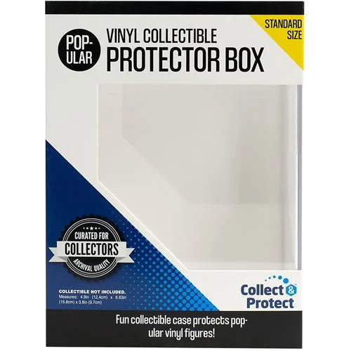 Entertainment Earth Premium Vinyl Record Protector Box - Hard Interlocking Storage Case for Collectible Vinyl Records - Perfect for Display & Safekeeping