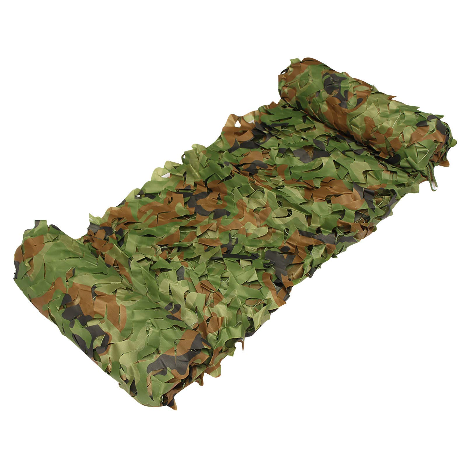 Zerlibeaful Camouflage Mesh Net - Sunscreen Camping Side Net, Double Layer Outdoor Gear for Toiletries & Small Appliances Storage (Green, One Size) - Perfect for Camping, Hiking, Beach Trips & Outdoor Adventures