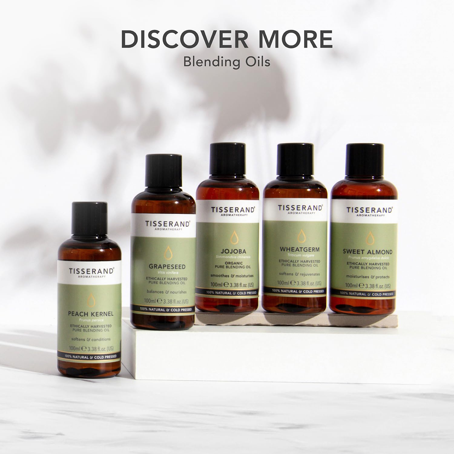 Tisserand Aromatherapy 100% Pure Wheatgerm Essential Oil - Ethically Harvested, 100ml | Massage Oil, Skin Care, Aromatherapy & Diffuser Blending Oil for Relaxation & Wellness