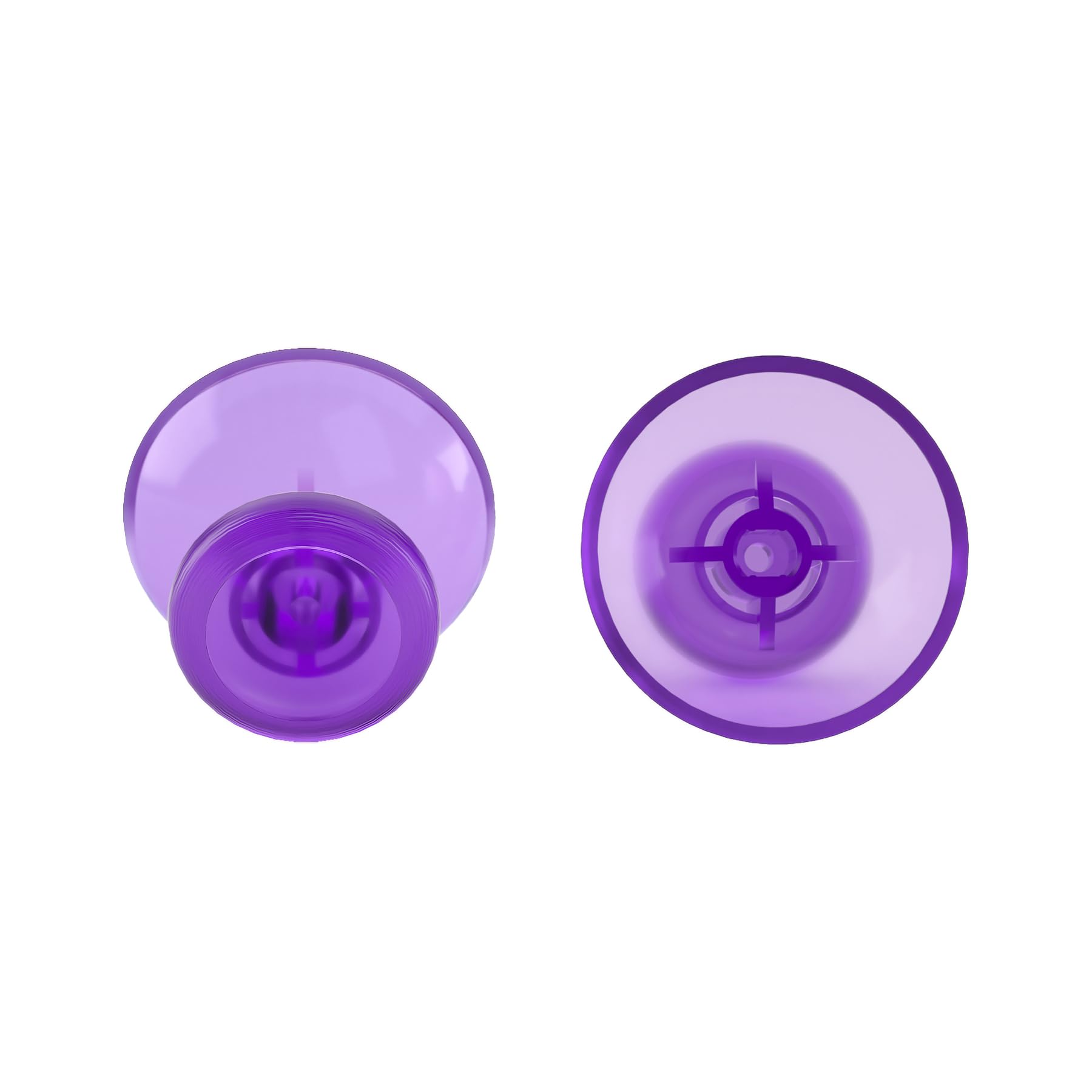eXtremeRate Replacement 3D Analog Joystick for Nintendo Switch Pro Controller - Transparent Purple Custom Thumbsticks | Compatible with Switch Pro Controller for Gaming, Streaming & Esports