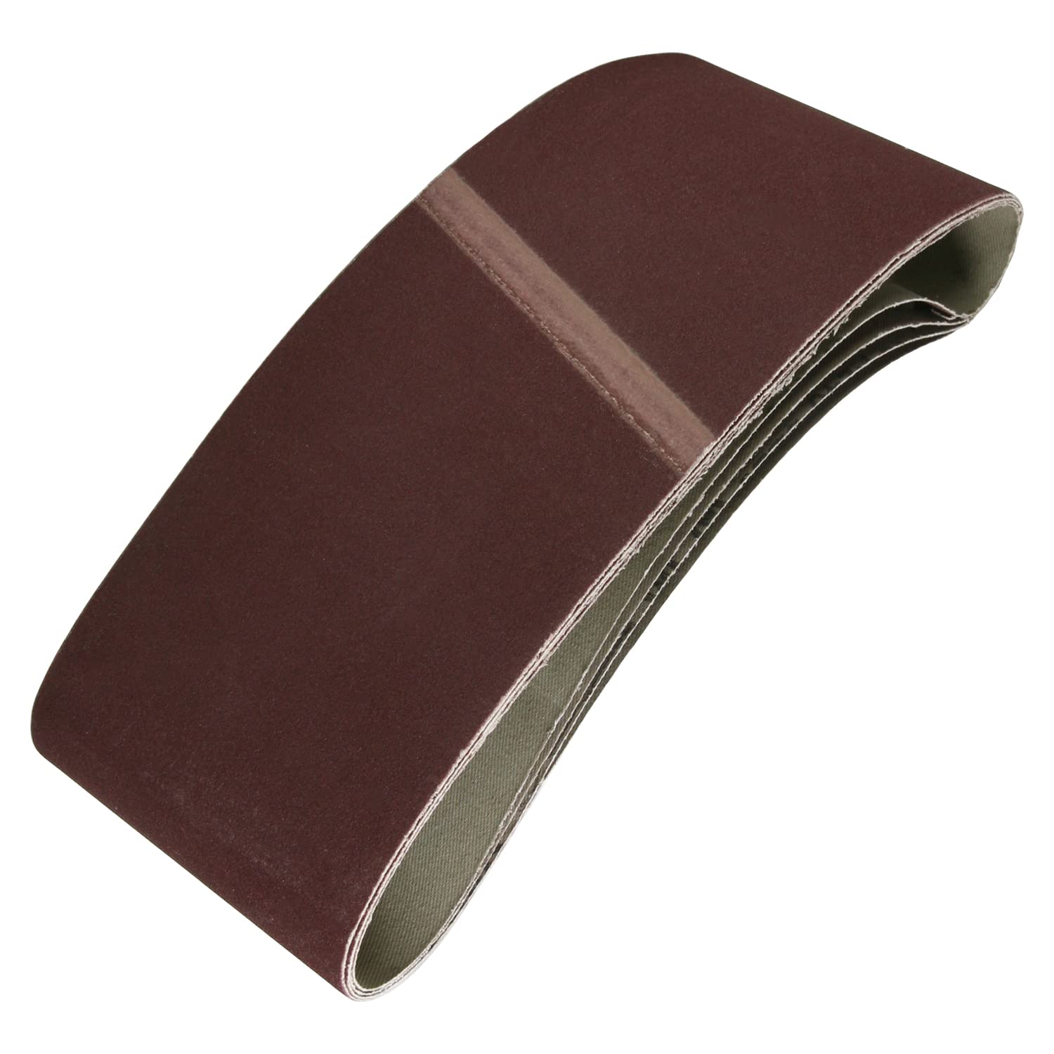 Utoolmart 3.9x24 Inch 240 Grit Aluminum Oxide Sanding Belt - 4 Pack for Wood Finishing, Metal Polishing & Drywall Sanding - Fits Portable Belt Sanders - Durable Abrasive Paper for DIY Projects & Professional Workshops