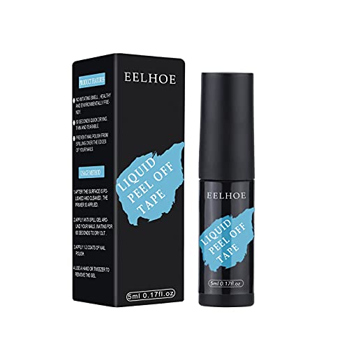 5ML Nail Glue & Cuticle Protector Tape - Anti-Overflow Liquid Latex for Acrylic Nails, Manicure & Pedicure Set - Perfect for Salon Professionals & DIY Nail Art at Home