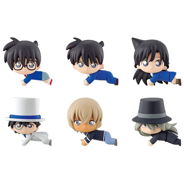 Bandai Hugcot Gashapon Detective Conan 5-Piece Collectible Figure Set - Perfect for Anime Fans, Display & Gift Giving