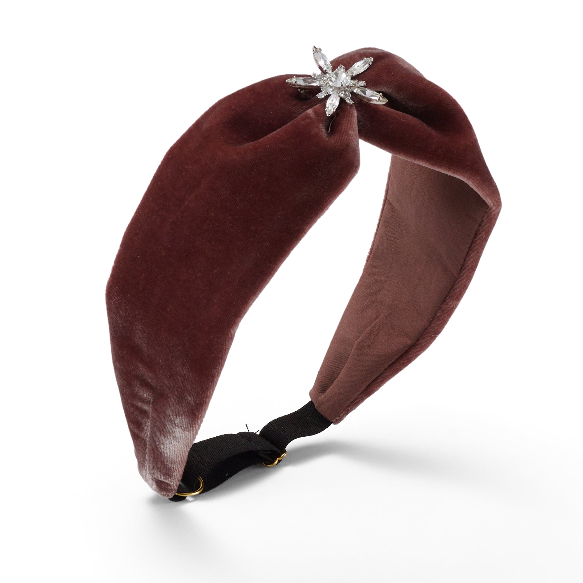 Avril Crystal Velvet Headwrap - Elegant Hair Accessory for Women | Perfect for Weddings, Parties & Everyday Wear