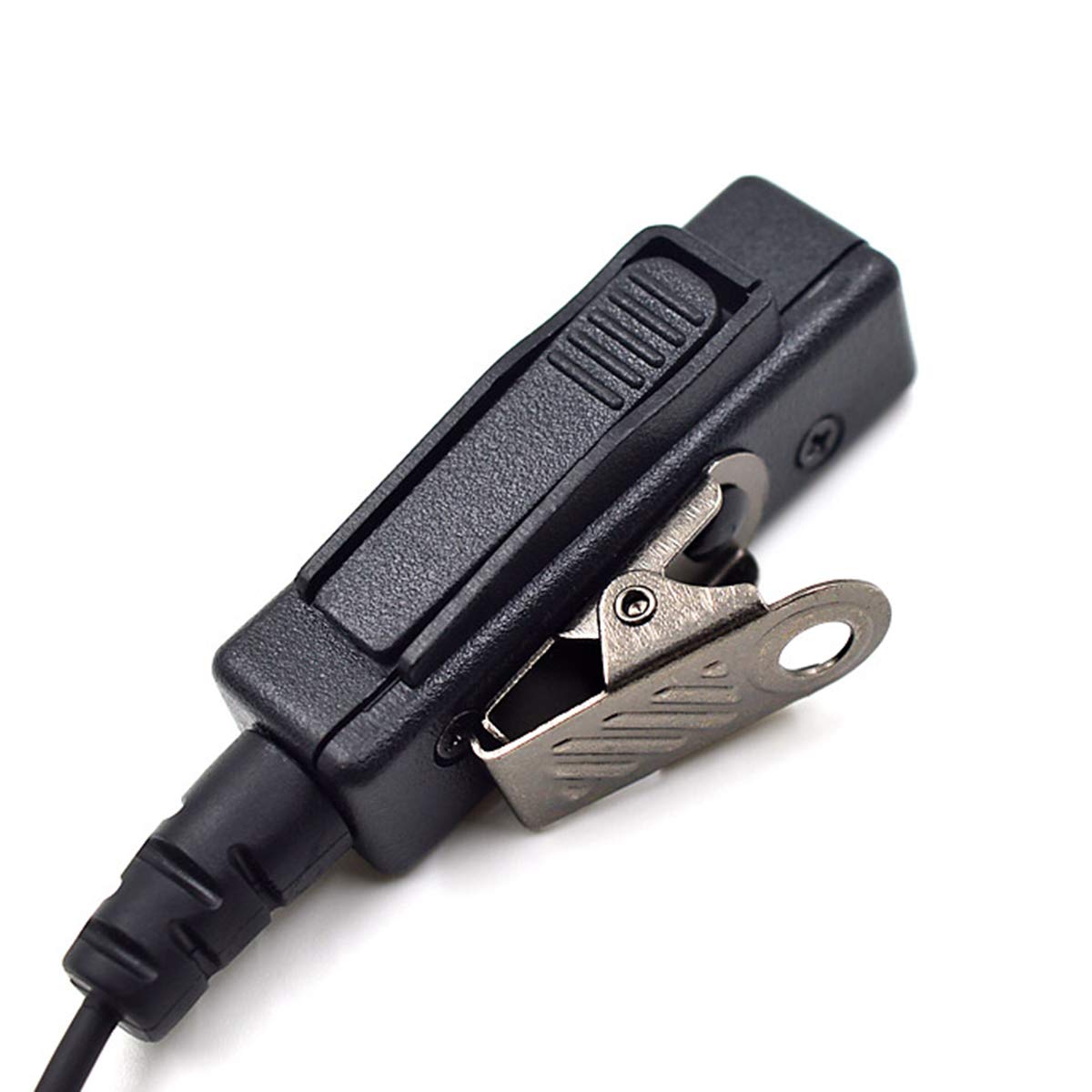 Yolispa Air Tube PTT Earpiece Headset with Microphone - Covert Acoustic Tube Security Headset for Motorola Two-Way Radios (DP4400/DP4600/DP4800 Series) - Ideal for Bodyguards, Security Personnel & Event Staff Communication