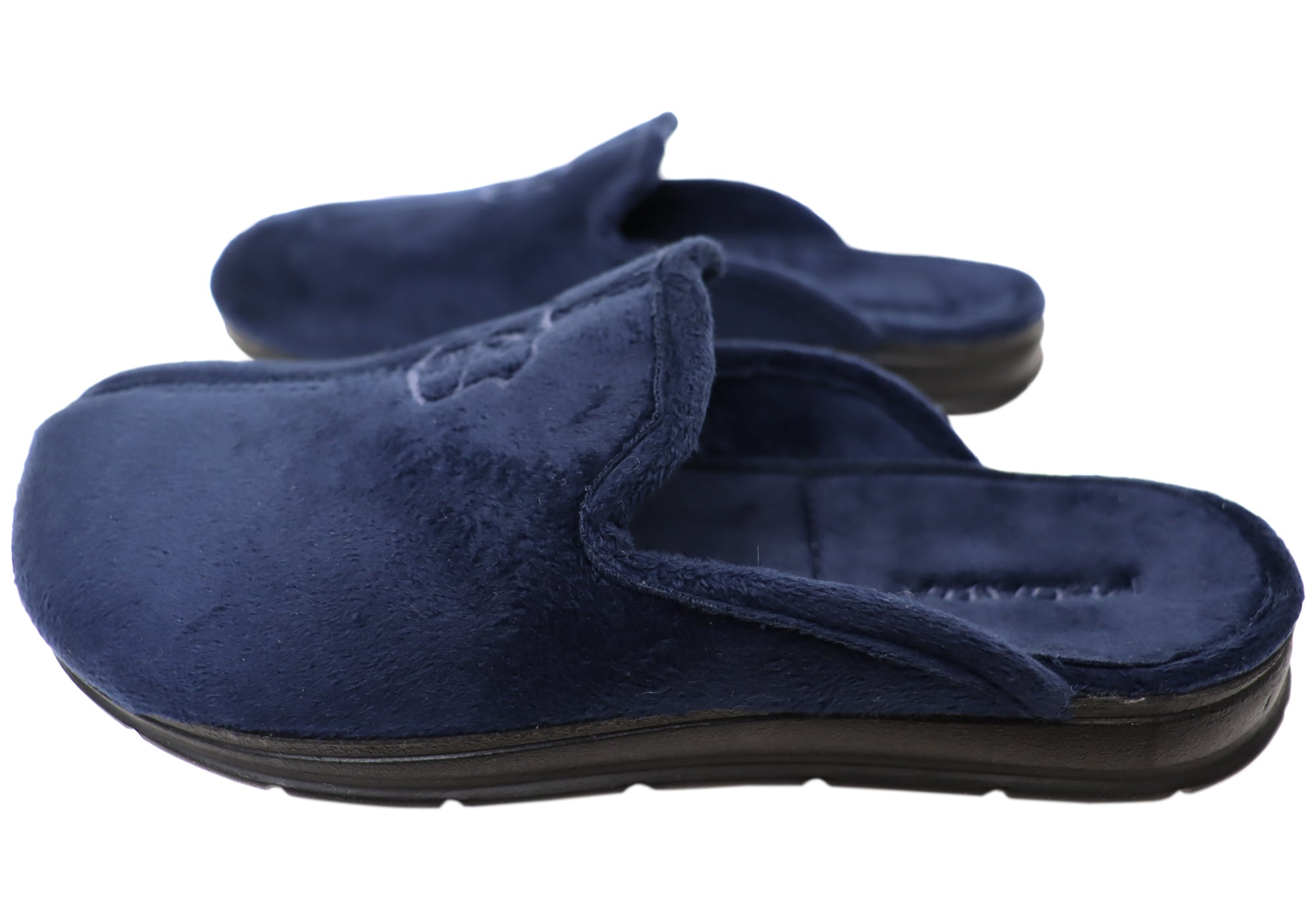 Marty Men's Brazilian Closed Toe Open Back Comfort Slippers - Soft House Shoes for Indoor/Outdoor Wear - Perfect for Lounging, Relaxing at Home or Quick Outdoor Errands